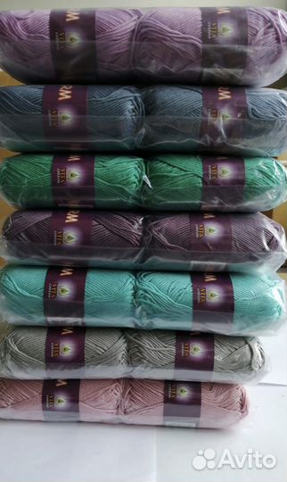 Пряжа д/ручного вязания Сharm (Vita Cotton) Индия