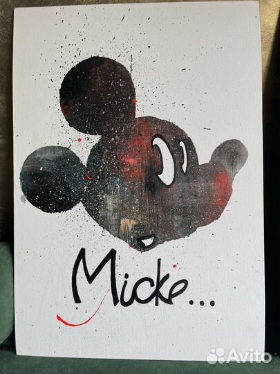 Картина акрил холст