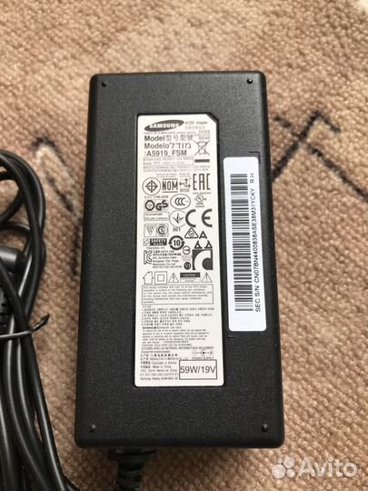 Адаптер для телевизор Samsung A5919 19.0V3.17A