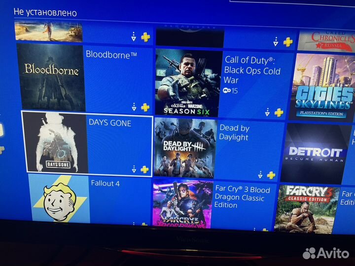 Sony PS4 slim 1tb + игры + подписка PS plus