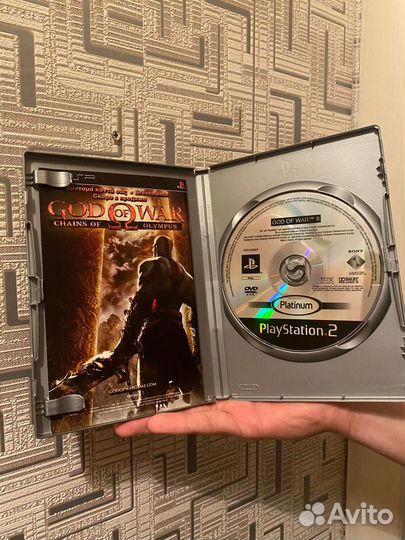 Игровые диски от игры God of War и God of War 2