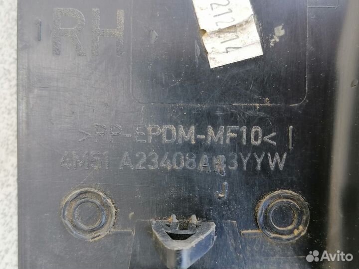 Накладка зеркала внутренняя для Ford Focus II 2007