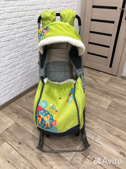 Коляска санки