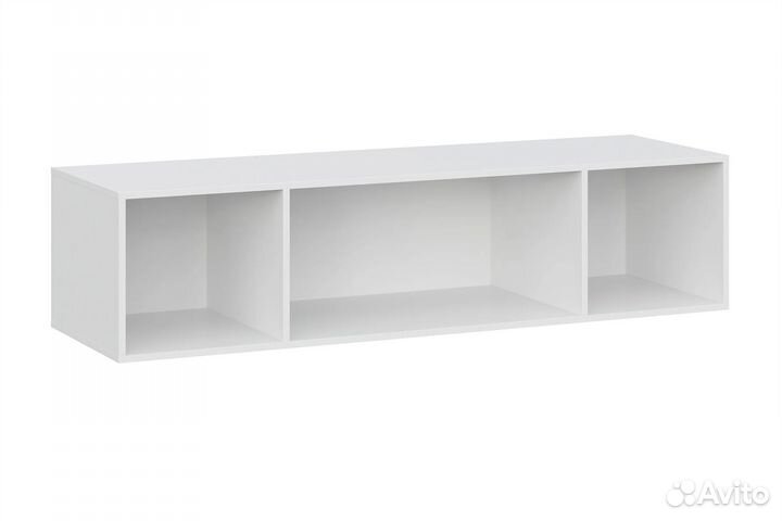 Шкаф 4 дверный с антресолью белый Бруно