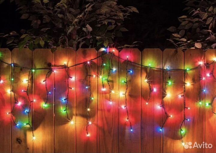 Уличная гирлянда бахрома