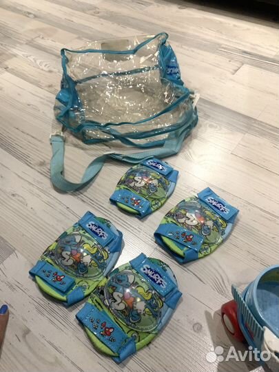 Роликовые коньки детские с защитой