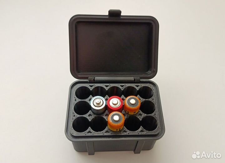 Бокс/ кейс/ органайзер для батареек аа