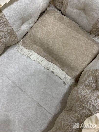 Комплект постельного +бортики в кроватку+ одеяло к