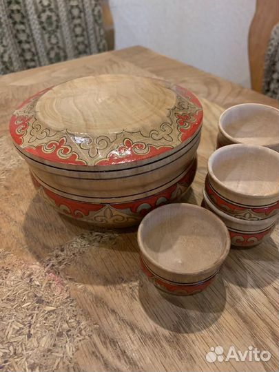 Набор деревянной посуды