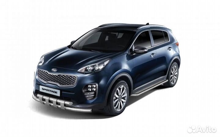 Защита порогов KIA Sportage 2016