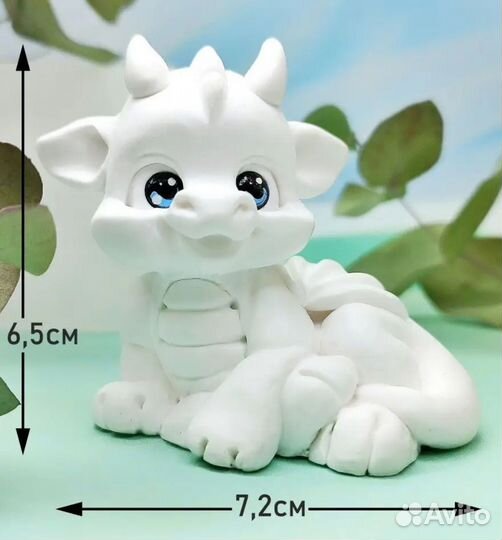 Молд силиконовый 3d дракон