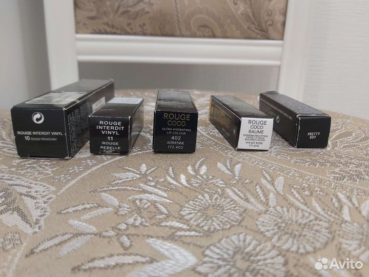 Помады Chanel, Givenchy, Mac оригинал, новые