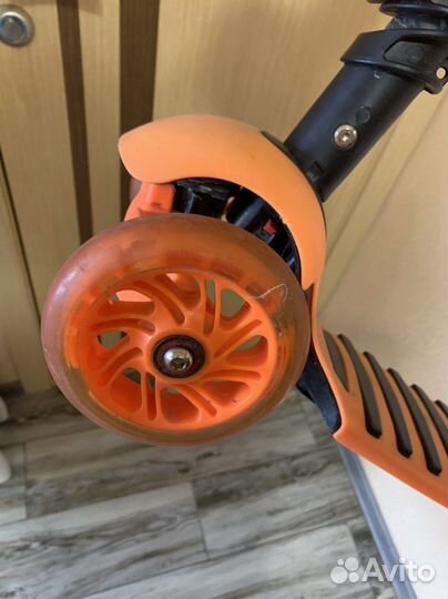 Детский трёхколёсный самокат 5 в 1 Божья коровка