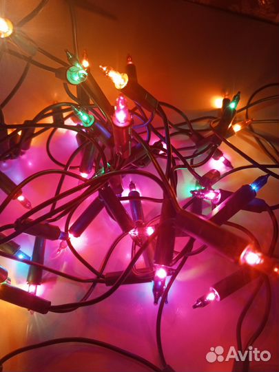 Гирлянда СССР звезда