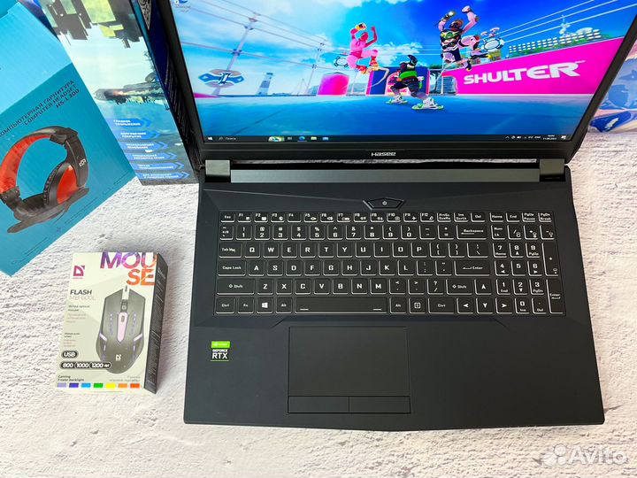 Топовый игровой ноутбук Hasee / RTX / SSD