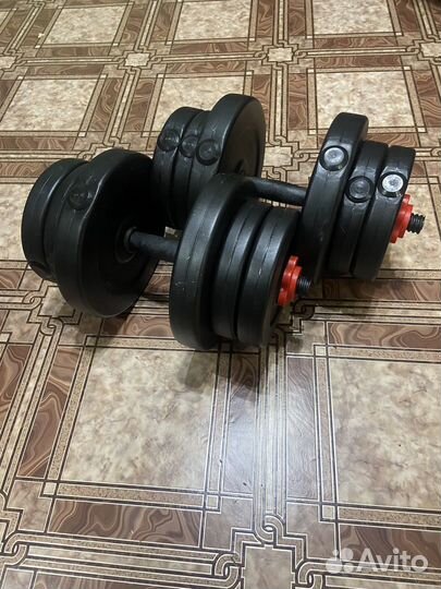 Гантели. Гантели разборные.2 по 20кг/Общий 40кг