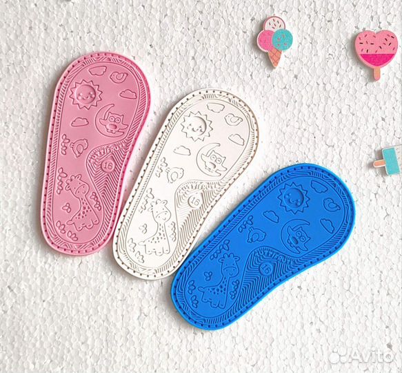 Подошвы для пинеток с отверстиями