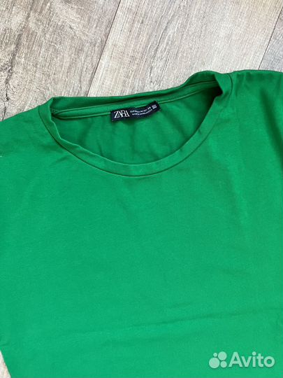 Юбка джинсовая mango+ футба zara