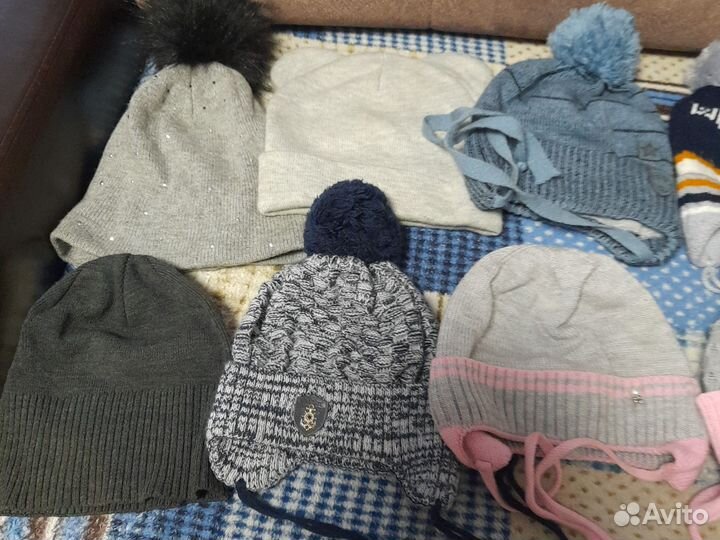Шапки детские отдам все за 50р