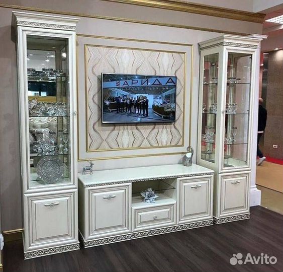 Гостиная с тумбой под тв