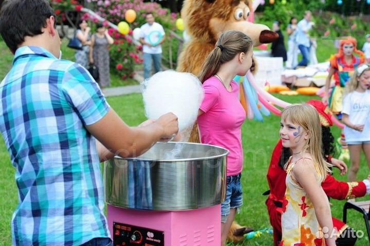 Аквагрим и сладкая вата на праздник