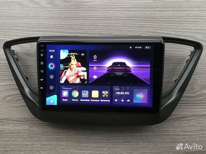 Магнитола Hyundai Solaris Teyes CC3