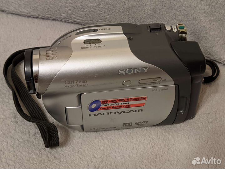 Видеокамера sony dcr-dvd105e