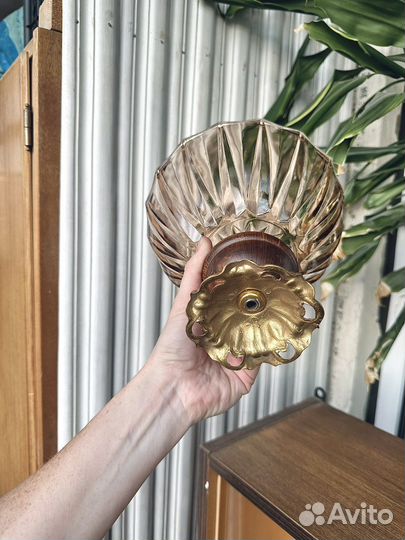 Ваза для фруктов на ножке СССР