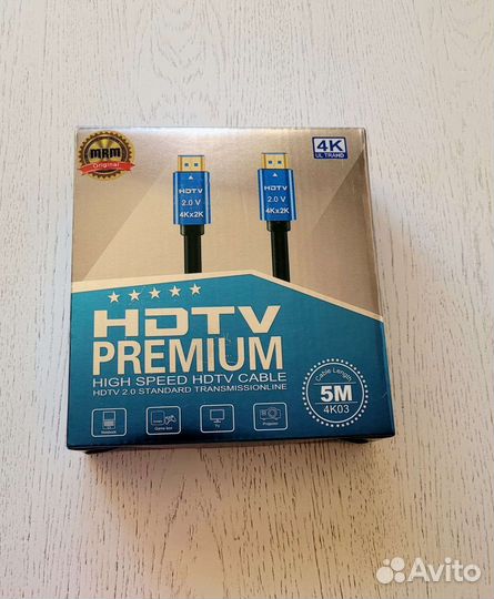 Кабель Hdmi 4k v2.0 1.5м, 3м, 5м