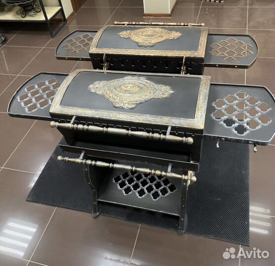 Мангал с зольником