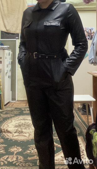 Кожаный комбинезон