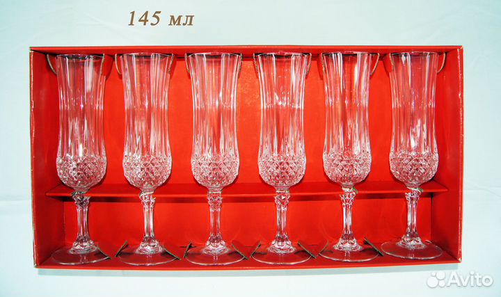 Хрустальные бокалы Cristal dArques Longchamp