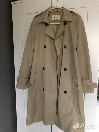 Плащ тренч stradivarius