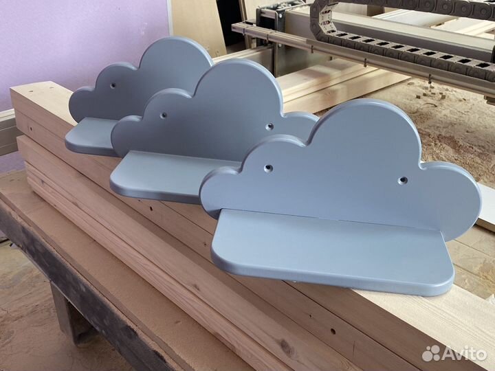 Полочка облачко настенная