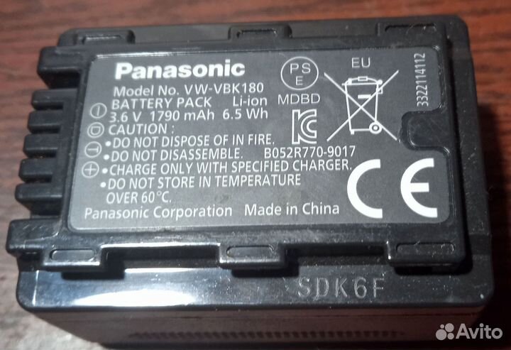 Видеокамера panasonic Ful HD HC-V100 1920x1080 x42