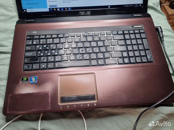 Ноутбук asus K73S, 17.3 дюйма
