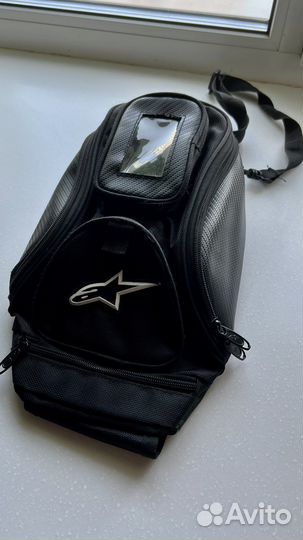 Сумка на бак мотоцикла alpinestars на магнитах