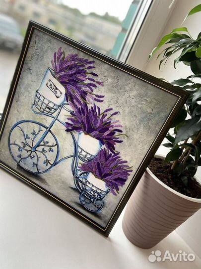 Картина вышивка