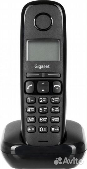 Радиотелефон dect Gigaset A170 DUO RUS, черный