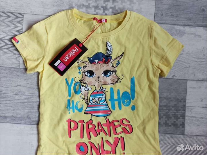 Футболка детская для девочки 104-116