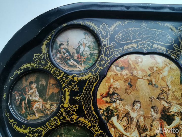 Декоративный поднос СССР 2 шт