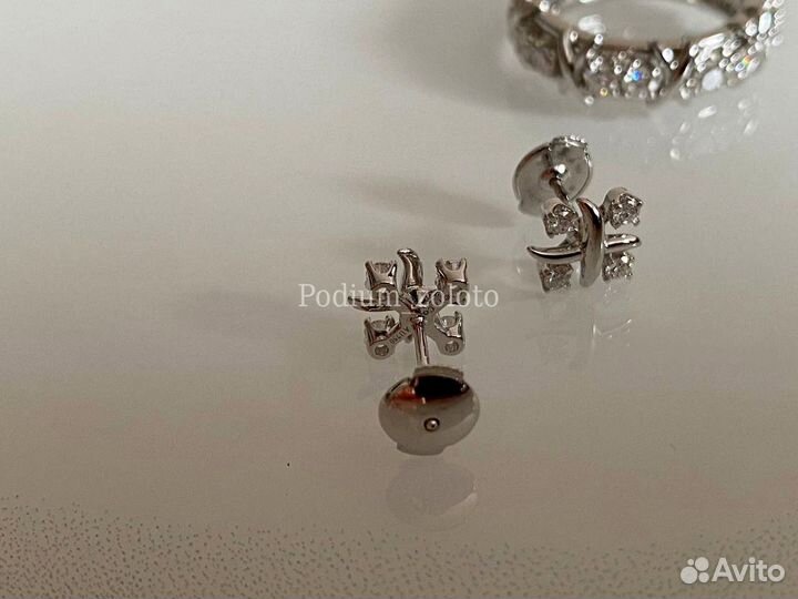 Tiffany серьги пусеты