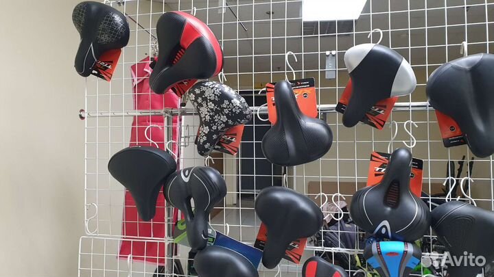 Седло, сиденье для велосипеда мягкое, детское