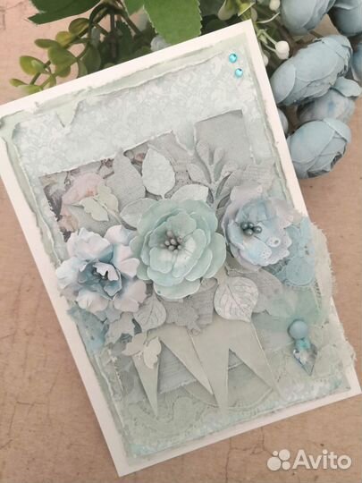 Открытка ручной работы