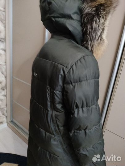 Пуховик женский длинный