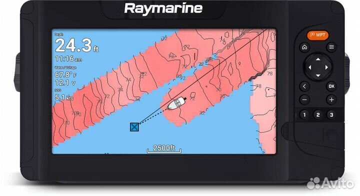 Картплоттер-эхолот Raymarine Element 9 HV + HV100