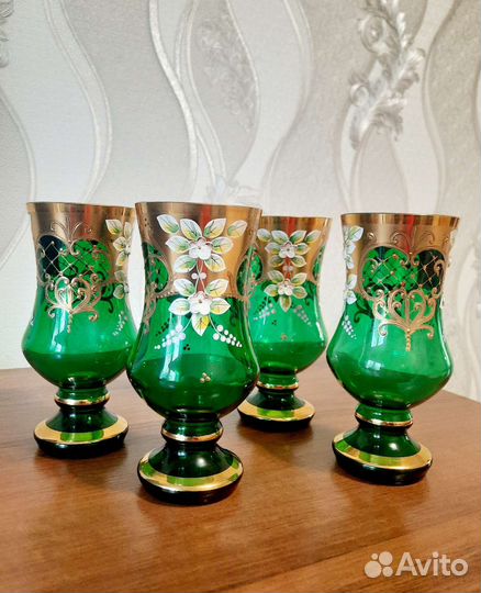 Фужеры Чехия Богемия