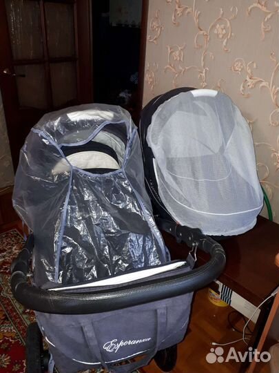 Коляска 2 в 1 Esperanza+ кроватка с матрасом