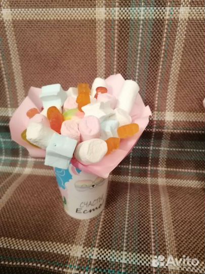 Букеты в стаканчике