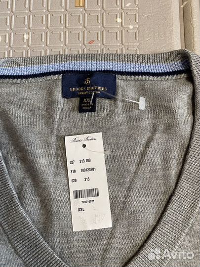 Джемпер мужской brooks brothers 2XL новый